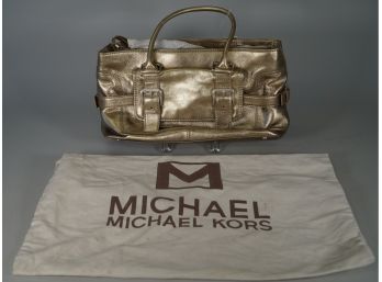 Michael Kors Brookville Shopper Genuine Leather Bronze