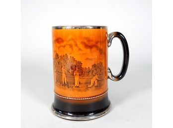 Vintage Royal Bradwell Arthur Wood Silver Luster Tankard Mug Coffee Cup