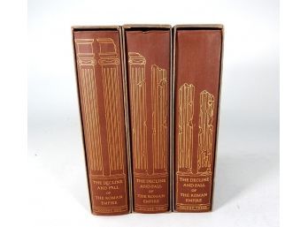 The Decline And Fall Of Roman Empire- 3 Volumes With Slip Cases