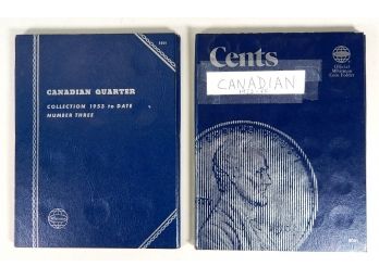 Lot 2 Whitman Collection Folder With Canadian Coins