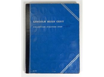 Whitman 1906-45 Lincoln Head Cent Collection Folder With Coins