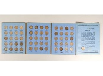 Whitman Jefferson Nickels Collection Folder With Coins