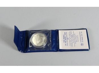 1981 ISRAEL Silver Proof Coin - The People Of The Book