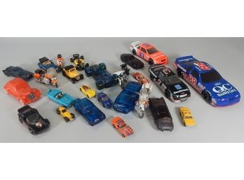 Lot Of Metal Plastic And Glass Cars
