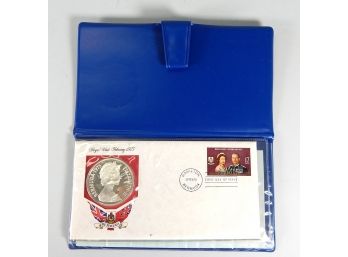 1975 Bermuda Silver 25 Dollar Proof Coin & First Day Cover Set