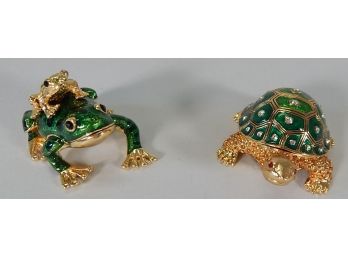 Pair Of Trinket Boxes By Nobility