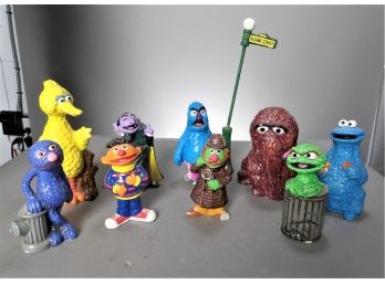 Lot Of 10 Sesame Street Figures - From The Gift World Of Gorham