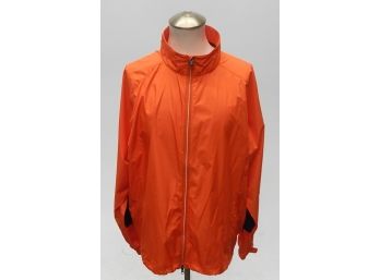 Men's Zero Restriction XL Orange Wind Jacket