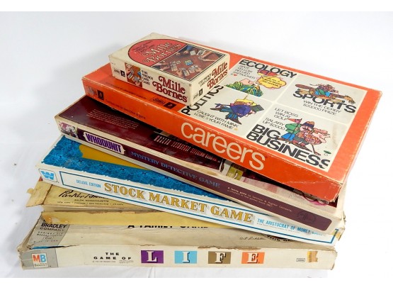 Lot 6 Vintage Board Games