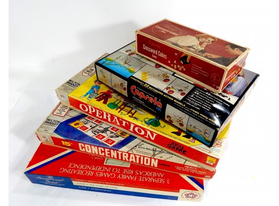Lot 5 Vintage Board Games