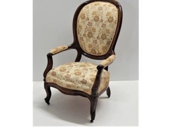 Victorian Upholstered Side Armchair