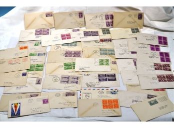 Lot 40  Vintage 1930's US Postal History Covers First Day