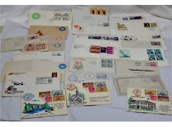 Lot 24  Vintage US Postal History Covers & Stamp Block