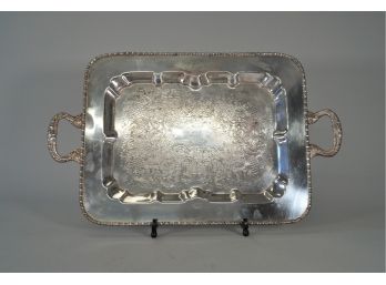 Vintage Silver Plate Serving Platter