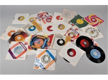 Lot Of 45 RPM Vinyl Records  -  30 Total