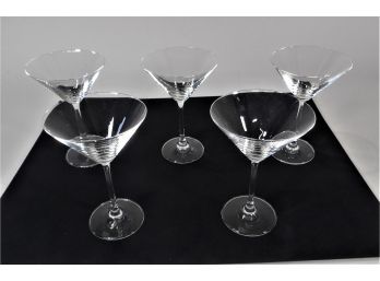5 Glass Martini Glasses  - DiVino By Rosenthal