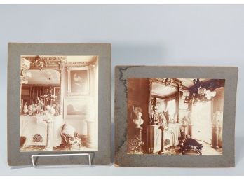 Pair Antique Interior Cabinet Photographs