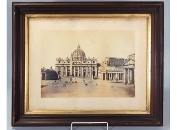 Antique C. Ninci Rome Real Photograph With Seal