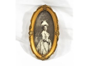 Antique Frame & Victorian Woman Photograph Identifyed
