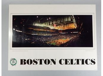 Boston Celtics At The Boston Garden 1992 Vs The Washington Bullets Panoramic Print