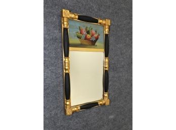 Vintage Federal Mirror With Reverse Painting
