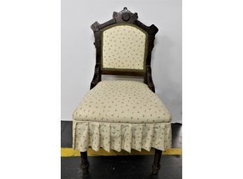 Antique Eastlake Upholstered Side Chair