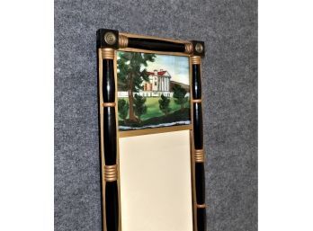 Federal Mirror With Reverse Painting