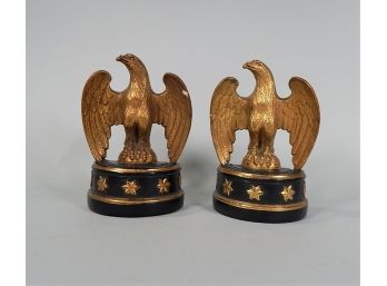 Pair 1960's Borghese Eagle Bookends