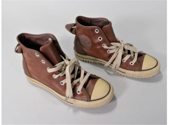 Converse All Star Leather High Tops -  Mens' Size  6