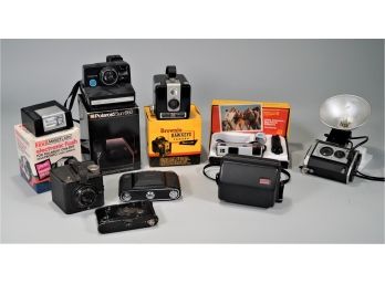 Lot Of 9 Vintage Cameras