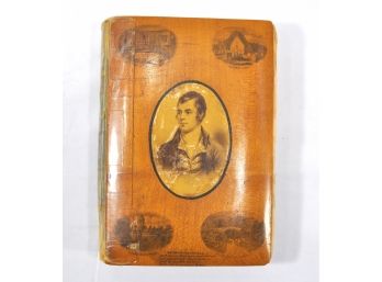 1889 Robert Burns Poetry Book Mauchline Ware Covers