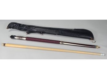 American Heritage Pool Cue With Case
