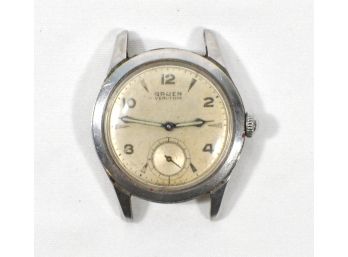 Vintage GRUEN VERI-THIN Military Style Wristwatch