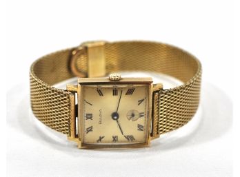 Vintage BULOVA 10K GF Mens Wristwatch