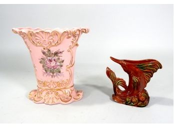 Lot 2 Vintage Pottery Vases- Royal Haeger