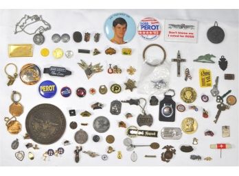 Vintage Pin & Medal Lot