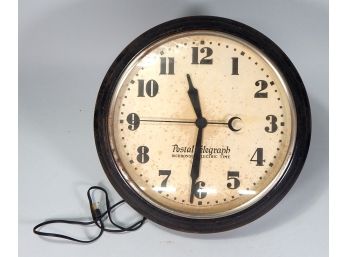 Vintage Hammond  Postal Telegraph Bicronous Electric Wall Clock With Provenance