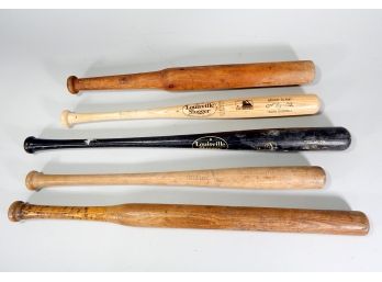 Lot 5 Vintage Baseball Bats