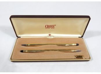 Original CROSS Gold Filled Pen & Pencil Set Boxed