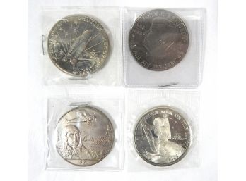 Lot 4 Commemorative $1 & $5 Coins: Marshall Islands, Samoa, Niue