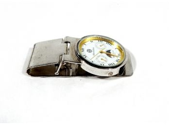 Original Vintage NOS Dolan Bullock Chronograph Watch & Sterling Money Clip