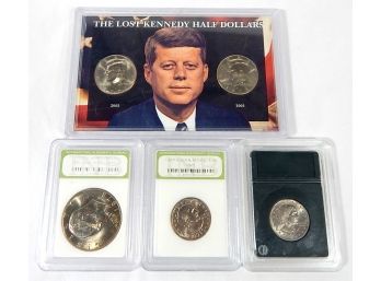 Lot 5 Certified 50 Cents & Dollars