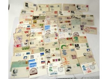 Lot 75 Vintage US Postal History Covers First Issues Etc.