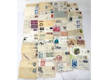 Lot 55 Vintage US Postal History Covers First Issues Etc.