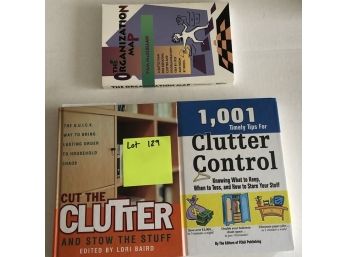 3 Clutter Control & 1 Organizing Book