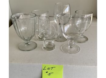 Mixed Lot Of Glassware