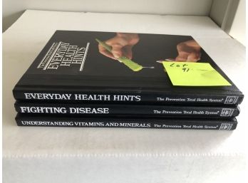 3 Books From Series The Prevention Total Health System