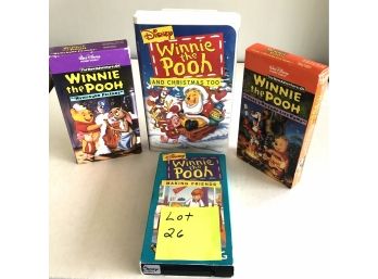 VHS Winnie The Pooh Movies