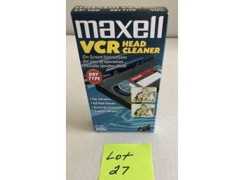 Maxell VHS Head Cleaner