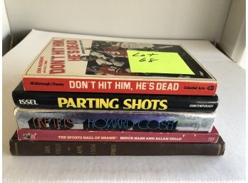 Lot Of 4 Fun Sprt Books And 1 Vintage Sport Book